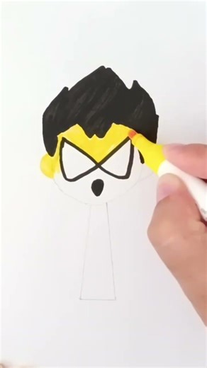 Angry Mask Boy #angryboy #maskcharacter #cartoonart #simpledrawing #kidart