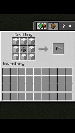 how to craft gun 🔫 IN MINECRAFT 💀#minecraft #gun #viralshort