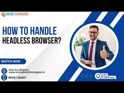 🔥 How to Handle Headless Browsers?