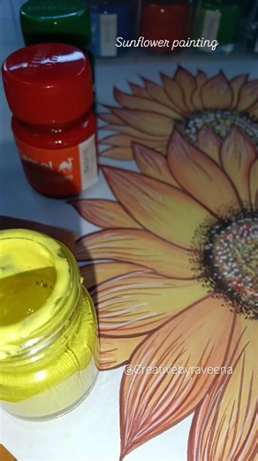 watercolor sunflower painting 🎨🌻. #viralshorts #painting #youtubeshorts #art #shorts