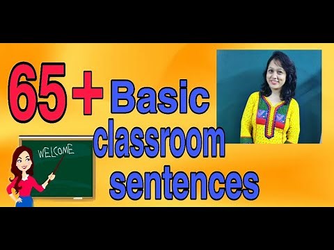 65+ Basic Classroom Sentences For Students |Easy Spoken English|