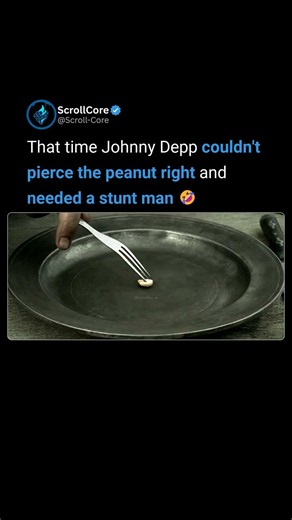 He asked the crew for a stunt double 🥜