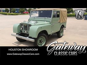 1950 Land Rover Series 1, For Sale, 2744 HOU, Gateway Classic Cars Houston Showroom