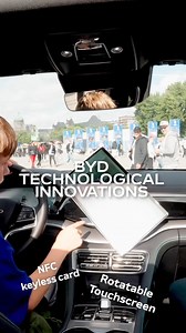 Which do you think is the coolest, our Rotatable Touchscreen, 360° View Camera, V2L, or…? Either way, our Fan Zone is full of innovations waiting to be discovered. #UnitedByDreams #BYD #buildyourdreams | BYD Europe