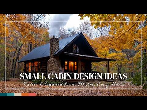 Small Cabin Design Ideas: Rustic Elegance for a Warm, Cozy Home You'll Never Want to Leave