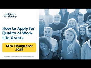 How to Apply for Quality of Work Life Grants