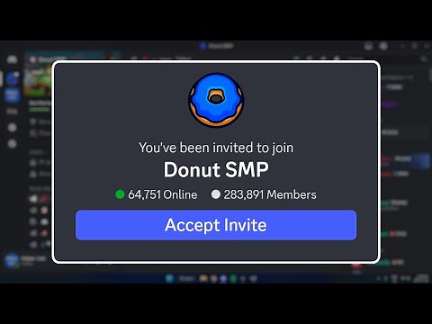 How to Join Donut SMP Discord Server