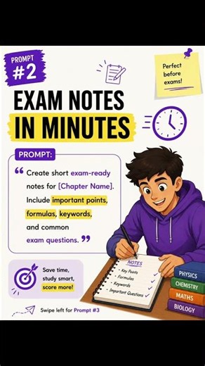 Save these 7 Chatgpt prompt if you are a student #studentlife #chatgpt #prompt