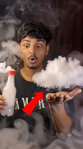 How I Made a Smoke Cloud ☁️ | Easy Science Experiment #shorts #experiment