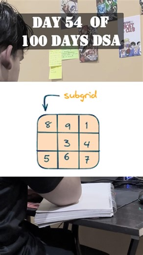 Day54/100 Days DSA journey. Sudoku solver #dsaforbeginners #dsasheet #dsa #coderlife #codeeveryday