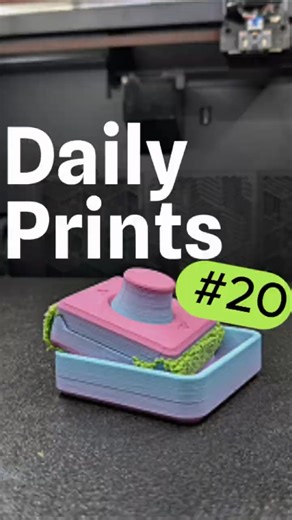 Daily Prints Day 20 - Build Plate Cleaner #3dprinting #maker #bedcleaning #3dprinterupgrade