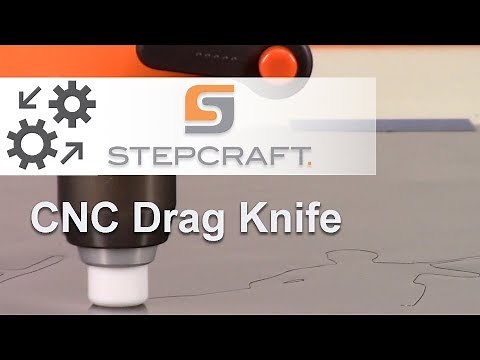 Turning A Desktop CNC into A Graphics/Vinyl Cutter - STEPCRAFT Drag Knife