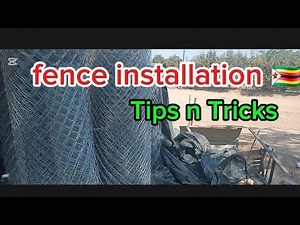 Ultimate guide to installing security fences poles, gates and more| AFRICAN VILLAGE LIFE EXPERIENCE