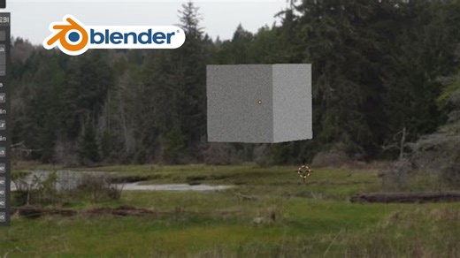 Blender教程｜三脚架追踪教程：飞船着陆特效