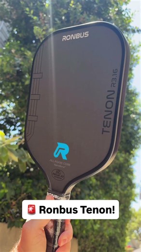 🚨 Upcoming Robus TENON! 👀 #ronbus #ronbustenon #newronbuspaddle #pickleball