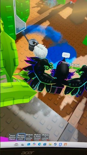 How many watering cans to fully grow a coconut tree in #growagarden 🤷