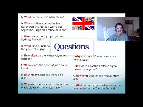 🇬🇧 Question forms in English ! Level B1, Lesson 1