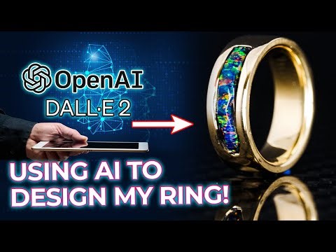 Using Ai To Design My Ring (Gold and Bello Opal Ring)