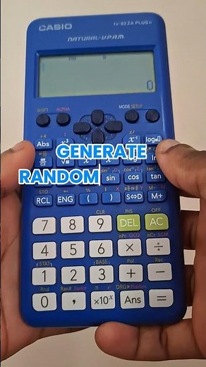 How to generate Random Numbers on your Calculator #alevel #maths #calculatortricks