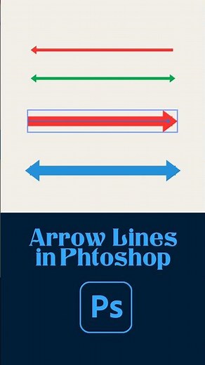 Arrow in Photoshop Malayalam | Line tool #shorts