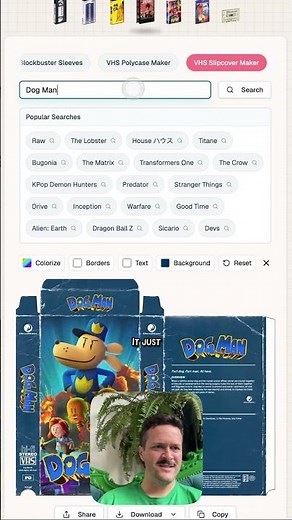 How to make distressed VHS Slipcovers