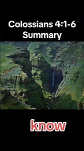 Colossians 4:1-6 Summary #christian #biblestudy #dailydevotional #colossians #colossians4