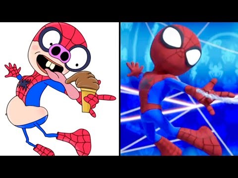 LOL Spidey and His Amazing Friends 🤣 | Freeze! Funny Parody - Giggle Toon Animation