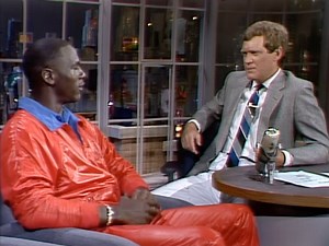 23-year old Michael Jordan talks about his Nike Air Jordans, his post-basketball plans and more | David Letterman