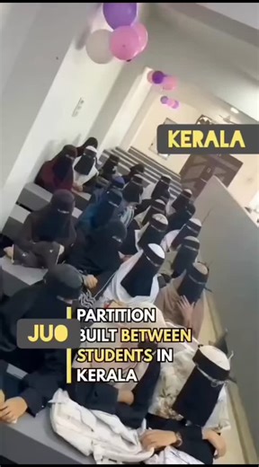 3.2K views · 17 reactions | Partision built between students in Kerala in india  muslim | Vivek Mishra | Facebook