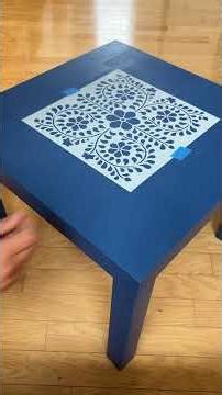 DIY This Elegant Faux Bone Inlay Side Table (w/ ‪@desimeetsdesign‬) #diy #homedecor