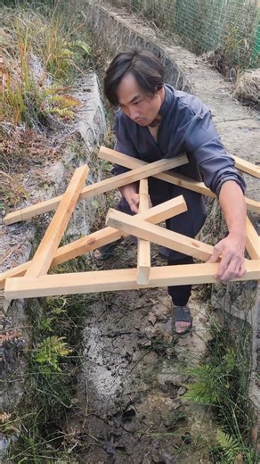 Bridge construction techniques, suitable for making wild streams #diy #Bridge construction