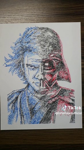 Drawing Darth Vader and Anakin Skywalker | Step-by-Step Tutorial