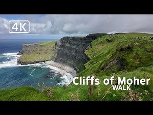 Cliffs of Moher Walking Tour 2025 | 4K Ultra HD