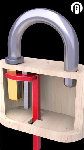 Simple DIY Padlock and Key - Clip 88 #padlock #doorlock #diallock