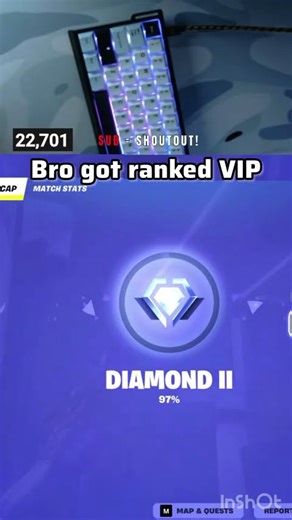 Bro Has Ranked VIP #fortnite #gaming #shorts #fypシ