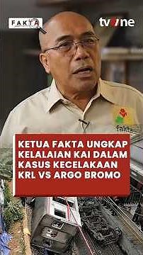 FAKTA Chairman Criticizes KAI Signaling Problems Following KRL vs Argo Bromo Accident #kai #train