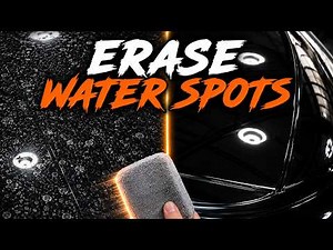 Got WATER SPOTS? Here's the BEST way to Remove Them