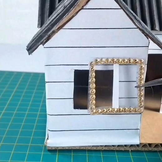DIY Cardboard Window 🪟📦 | Upgrade Your Mini House 🏡✨