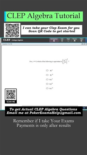 CLEP Algebra Tutorial#CLEPAlgebraTutorial#CLEPCollegeAlgebra