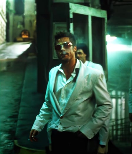 Brad Pitt and Christian Bale Fight Scene Edit