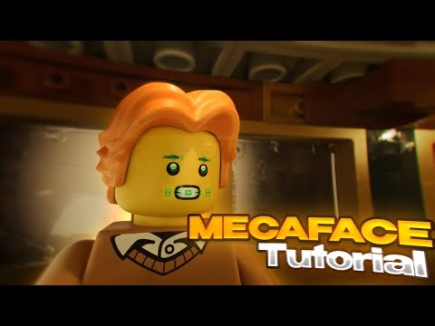 Анимация лица лего фигурки в блендере с аддоном Mecaface! Mecabricks #10. (2025 remastered)