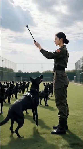 Girl Trainer Training K9 Dogs for a Mission 😱