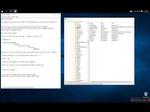 PS/2 mouse and keyboard not working in Windows 10 - SOLUTION / FIX!