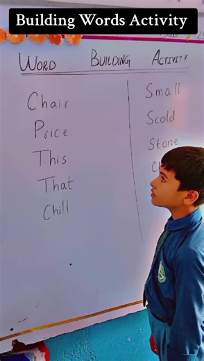 Engaging Building Words Activity for Kids