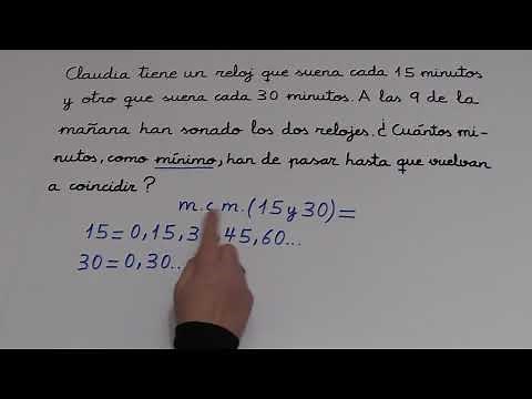 PROBLEMA RESUELTO MÍNIMO COMÚN MÚLTIPLO (MCM)