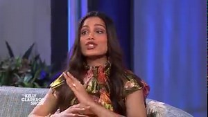 You heard it here first people! Freida Pinto ELOPED! 💍 Congrats to the happy couple! | The Kelly Clarkson Show