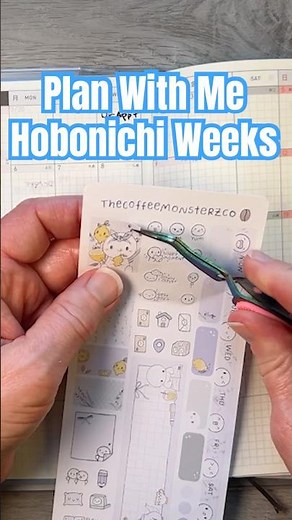 Plan With Me Hobonichi Weeks April + The Coffee Monsterz Co #planner #hobonichiweeks #planwithme