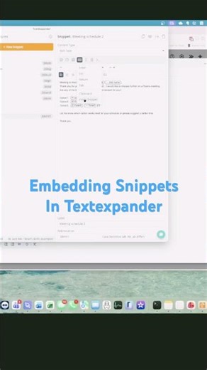 Embedding Textexpander Snippets #tutorial #howto