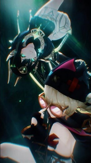 At the Curatorium, Nef handles the big stuff, I take the small stuff… #GenshinImpact #Jahoda #Nefer