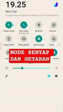 CARA MENGAKTIFKAN MODE SENYAP DAN GETARAN DI HP #andoid #smartphone #aplikasi #tutorial #hp